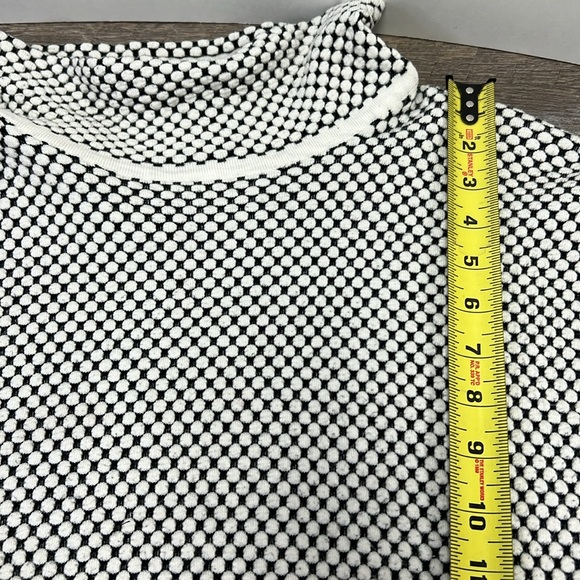 SOLD IN STORE Elena Wang High Funnel Neck Sweater Size Medium - Picture 8 of 9